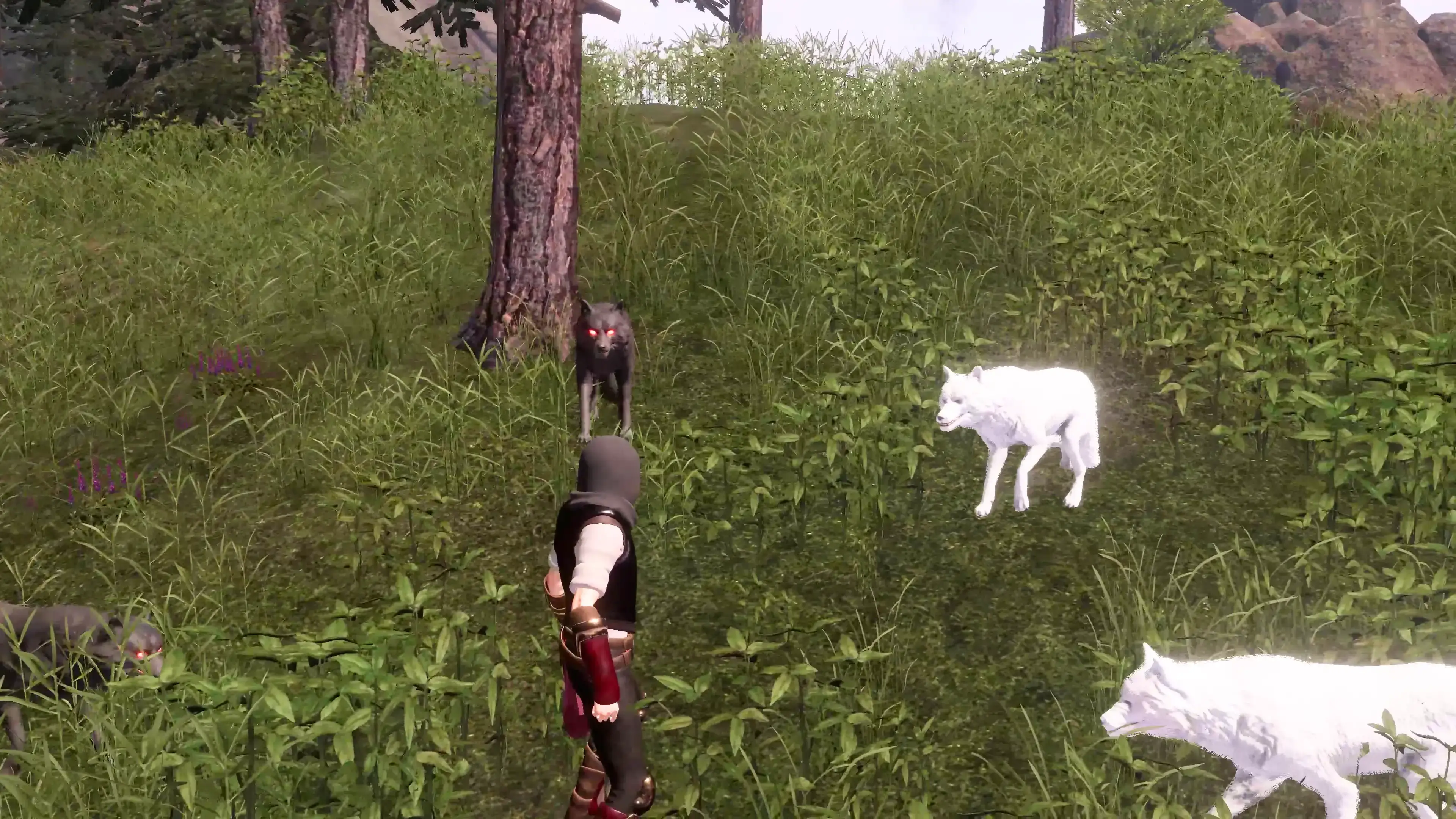 The Last Elf cursed world approach screenshot