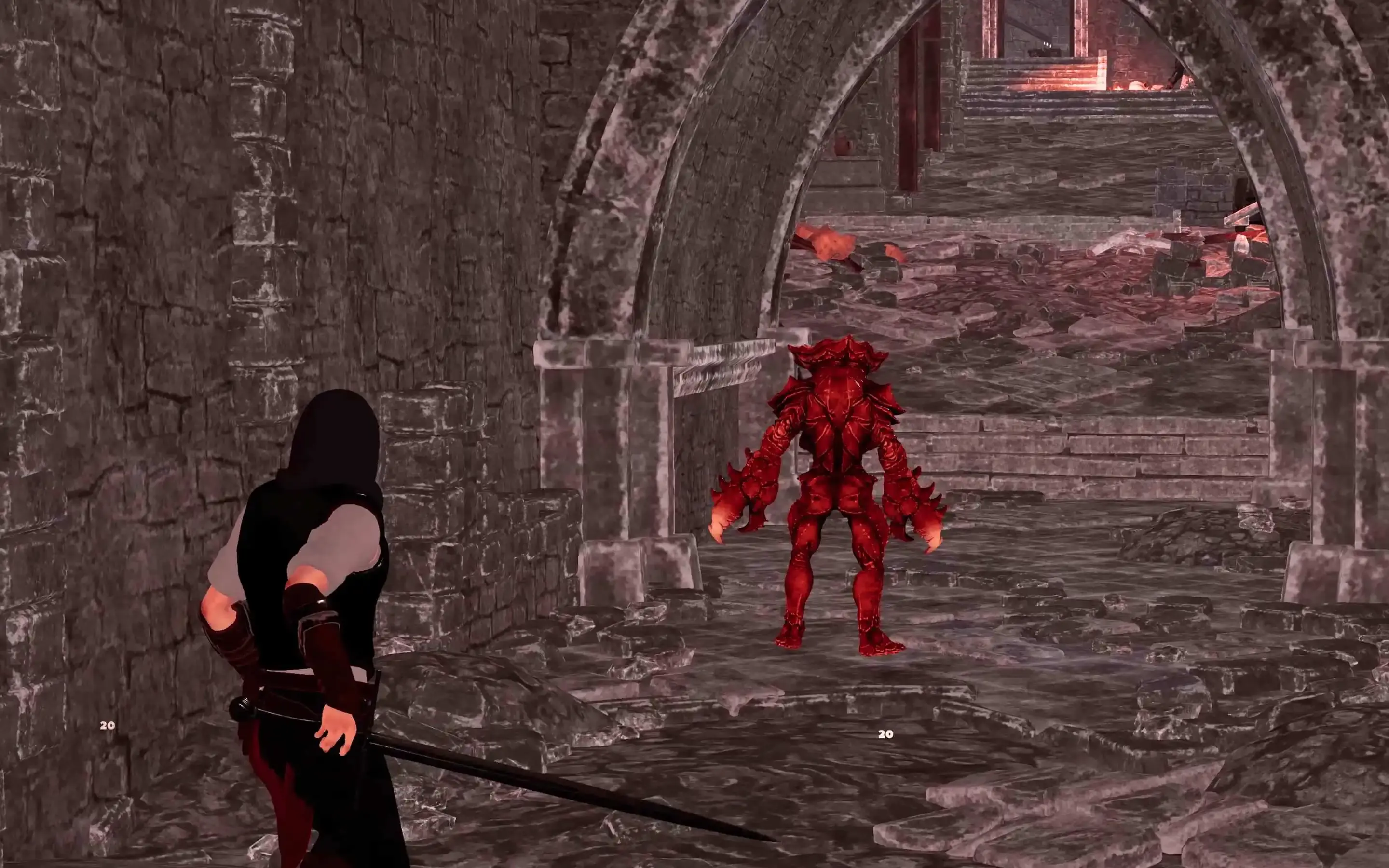 The Last Elf sword combat gameplay screenshot